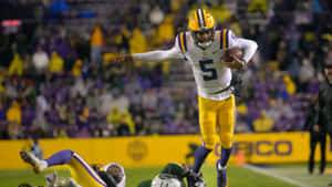 Lsu Football Falling Down Wallpaper