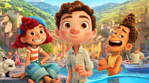 Luca Disney Pixars 2021 Poster Wallpaper