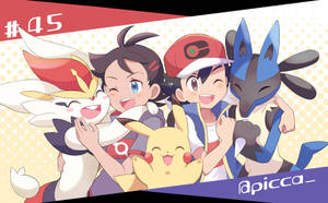 Lucario And Pokémon Team Wallpaper