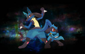Lucario And Riolu Wallpaper