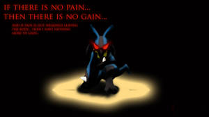 Lucario With Red Eyes Wallpaper