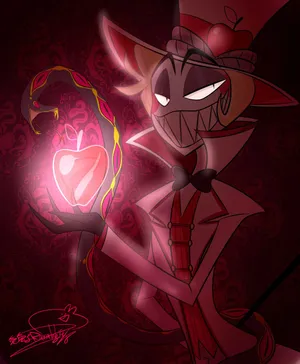 Lucifer Magne Hazbin Hotel Wallpaper
