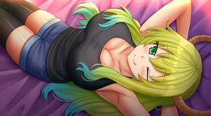 Lucoa Lying Down Wallpaper