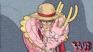 Luffy 4k With Pink Dragon Wallpaper