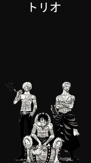 Luffy's Resolve: Stronger Than The Sea Wallpaper