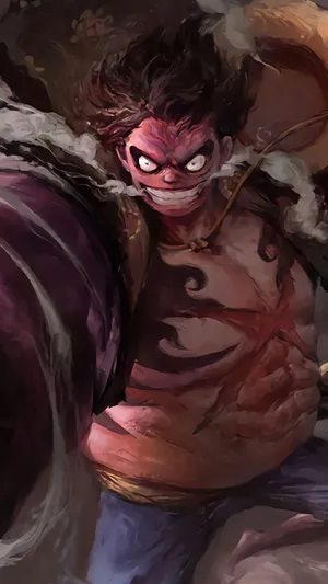 Luffy Transforms Into Gear 5 In
