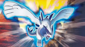 Lugia Speed Flying Wallpaper