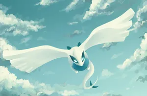 Lugia With Glowing Eye Wallpaper
