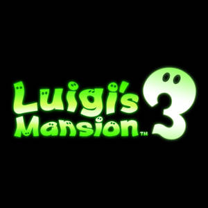 Luigi's Mansion 3 Logo On Black Wallpaper