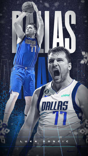 Luka Doncic Blue Monochrome Fondos De Pantalla Wallpaper