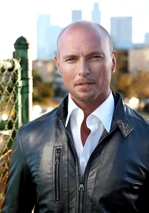 Luke Goss In Black Leather Jacket Wallpaper