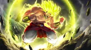 Luminous Broly Art Wallpaper
