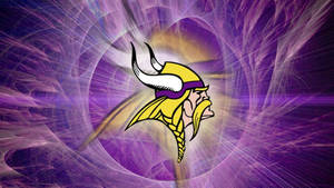 Luminous Minnesota Vikings Logo Wallpaper