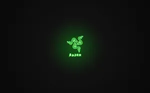 Luminous Neon Green Razer Wallpaper