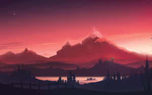 Lush Green Field And Harvested Cornstalks In The Distance Wallpaper