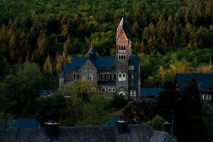 Luxembourg Clervaux Castle Wallpaper