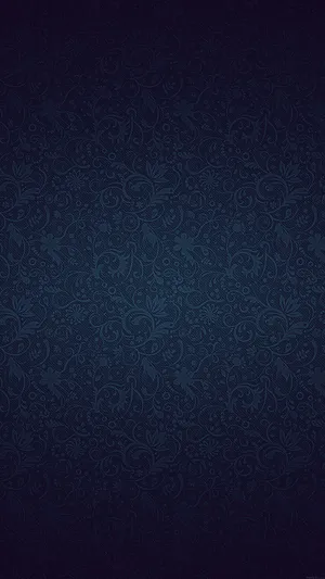 Luxurious Dark Blue Pattern Wallpaper