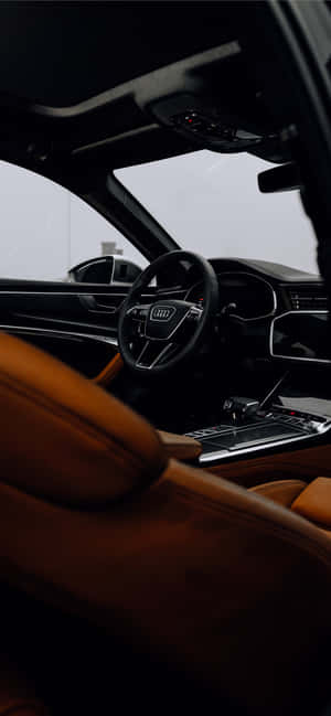 Luxurious Interior Of Audi Rs6 Wallpaper