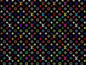 Luxury Brands Multicolored Louis Vuitton Wallpaper