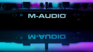 M Audio Interface Neon Glow Wallpaper