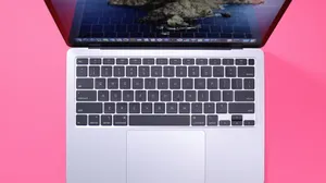 Macbook Air 2020 Pink Surface Wallpaper