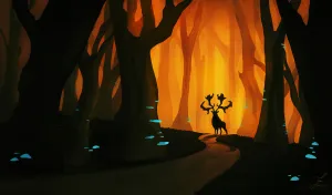 Macbook Air 4k Forest Deer Wallpaper