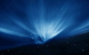 Macbook Pro Blue Aurora Lights Wallpaper