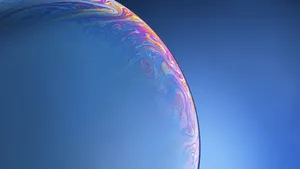 Macro Bubble Blue Pc Wallpaper