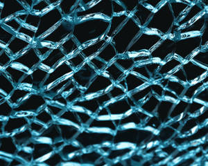 Macro Shot Of Broken Glass Wallpaper