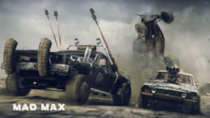Mad_ Max_ Chaotic_ Desert_ Car_ Chase Wallpaper