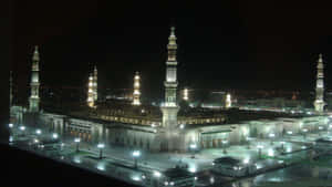 Madina Mosque Night View Wallpaper