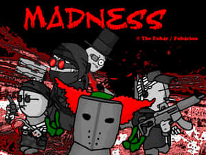 Madness Combat Action Scene Wallpaper