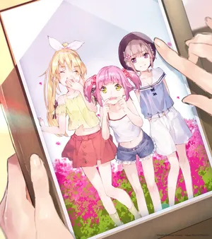 Madoka Magica Cute Trio Wallpaper