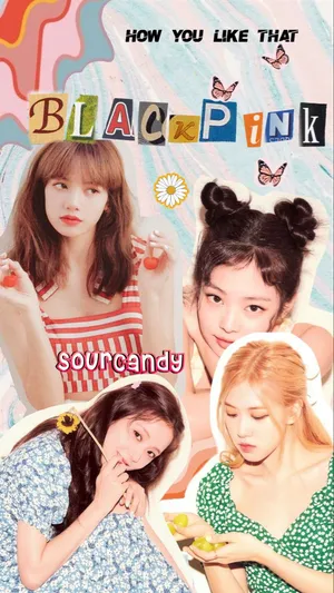 Magazine Cutout Letters Blackpink Aesthetic Wallpaper