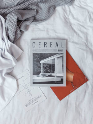 Magazine With Cereal Title Wallpaper