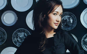 Maggie Q Stunning Portrait Wallpaper