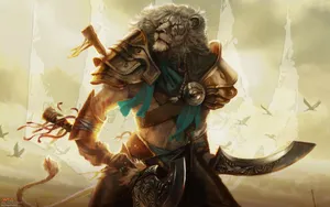 Magic The Gathering Ajani Mentor Of Heroes Wallpaper