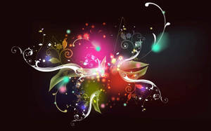 Magical D Rose Of Colours Wallpaper