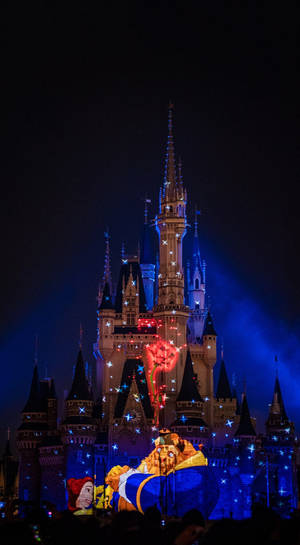 Magical Evening At Disney World Wallpaper