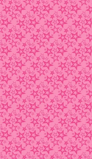 Magical Pink Stars In The Sky Wallpaper