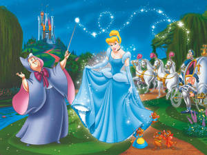 Magical Princess Cinderella Wallpaper