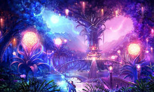 Magical World Of Tera Fantasy Landscape Wallpaper