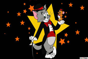 Magician Tom And Jerry Cartoon Wallpaper