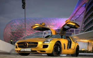 Magnificent Gold Cars Wallpaper