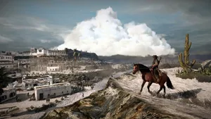 Magnificent Horse Roaming Across Red Dead Redemption 2 Wallpaper