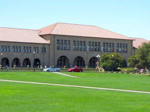 Magnificent View Of Stanford University's Vast Grounds. Wallpaper