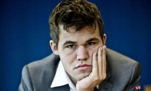 Magnus Carlsen Deep Gaze Wallpaper