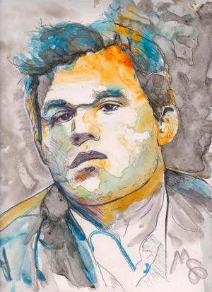 Magnus Carlsen Portrait Art Wallpaper