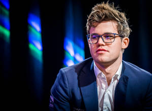 Magnus Carlsen Spectacles Wallpaper