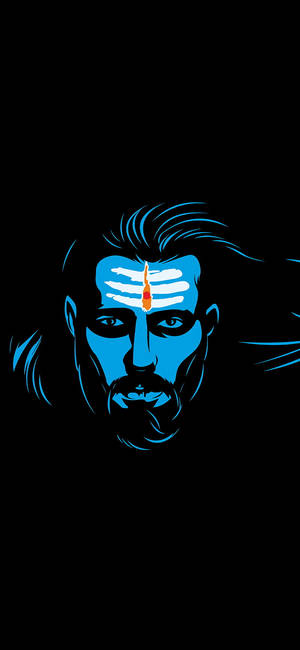 Mahadev Full Hd Blue And Black Wallpaper
